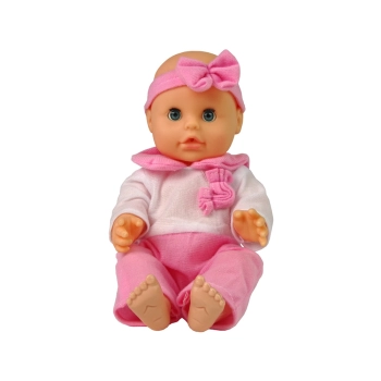 Lalka Piżama 30 cm Różowa Butelka Nocnik Pije