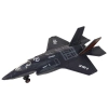 Samolot Napęd Frykcyjny Światła Dźwięki 1:72 Czarny