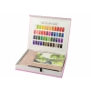 Zestaw Artysty 48 Farb Akwarelowych Akcesoria