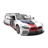 Klocki Konstrukcyjne Auto Rastar RC 1:18 BMW M8 GTE Białe 66 Elementów