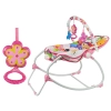 Kołyska Bujaczek Fotelik Krzesełko 2w1 Różowy Kwiatuszek Dźwięki Wibracja