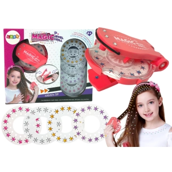 Zestaw Biżuteria Ozdoby Do Włosów Diamenciki Aplikator