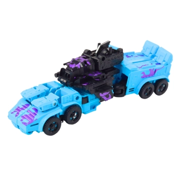 Robot Bojowy Auto 2W1 Broń Karabiny Akcesoria Niebieski