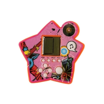 Gra Elektroniczna Kieszonkowa Tetris Gwiazdka Pomarańczowy