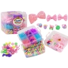 Zestaw Koralików Zawieszek W Walizce Gumki Spinki Pierścionki DIY 1620 El