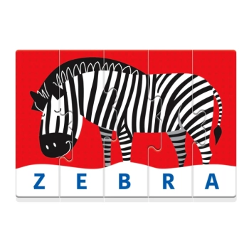 Gra edukacyjna Puzzle Moje Pierwsze Słowa Uczę się Bawiąc Język Polski Clementoni 50770