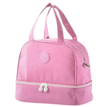 Torba Termiczna Izolacyjna Śniadaniowa Pas z Regulacją Różowa 27cm