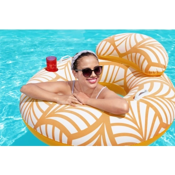 Dmuchane Koło Do Pływania Pomarańczowe 118 cm Bestway 43643