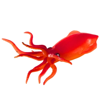 Figurka Gumowa Kałamarnica Pomarańczowa Sea World