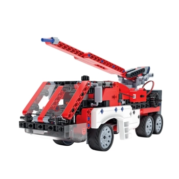 Naukowa Zabawa Klocki Laboratorium Mechaniki Samochód Strażacki Silnik Elektryczny Język Polski Clementoni 50728