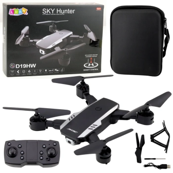 Dron Sky Hunter D19HW Kamera FVP Wi-Fi Pilot Z Uchwytem Na Telefon Etui
