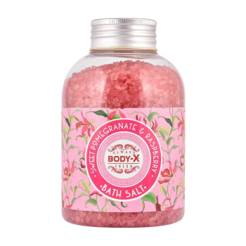 Body-X Sól do Kąpieli Malina i Granat 600g
