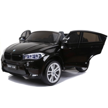 Auto Na Akumulator BMW X6M Czarne Dwuosobowy Fotel