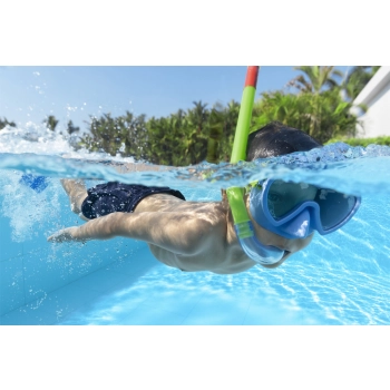 Zestaw Do Nurkowania Niebieski Maska, Płetwy, Rurka Bestway 25039
