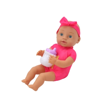 Lalka Bobas Opaska Akcesoria Do Karmienia Różowa