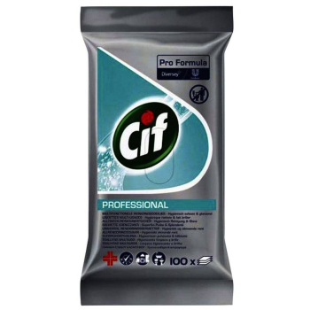 Cif Professional Nawilżone Chusteczki Czyszczące 100 szt.