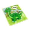 Drewniane Puzzle Dinozaur Isanosaurus Tyranosaurus Zielony