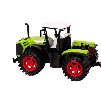 Traktor Farmerski Z Przyczepą Na Drewno 9 Bali Drzewa Napęd Zielony