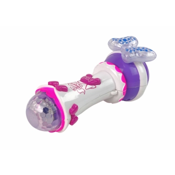 Bajkowy Mikrofon Dla Dzieci Karaoke MP3 Kokardka Głośnik