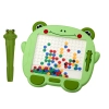 Tablica Magnetyczna Edukacyjna Żabka Rysik Pad Układanka Zielona Koraliki