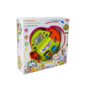 Interaktywny Symulator Lotów Kierownica Efekty Dźwiękowe Świetlne