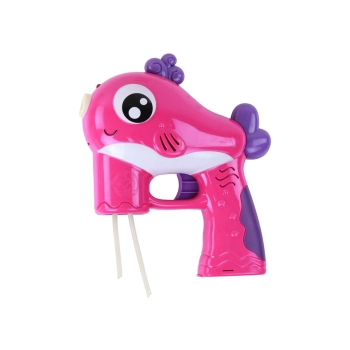 Pistolet na Bańki Mydlane Na Baterie Różowy