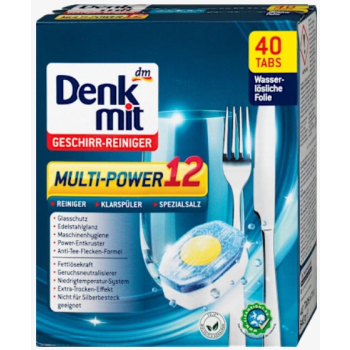 Denkmit Multi-Power 12 Tabletki do Zmywarki 40 szt.