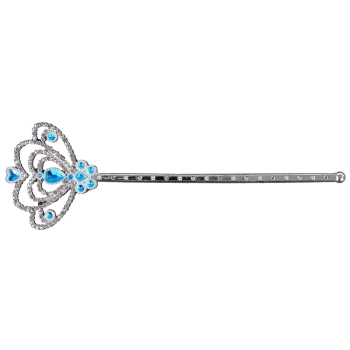 Zestaw dla Małej Księżniczki Korona Bal Karnawałowy Niebieski Akcesoria