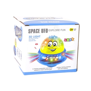 Piłka Wodna UFO Diody Wesoła Muzyka Różowa