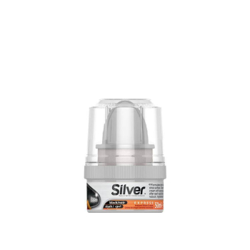Silver pasta do butów z gąbką czarna 50 ml