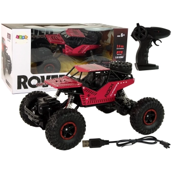 Auto RC Zdalnie Sterowane 1:16 Czarne Czerwone