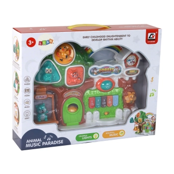 Zestaw Pianinko Koncert Las Zwierzątka Panel Edukacyjny