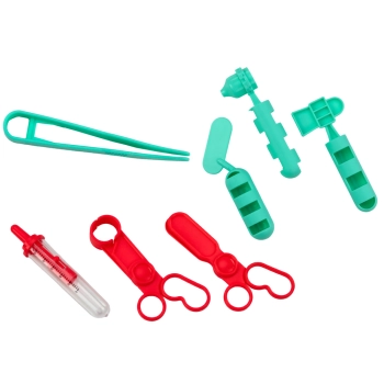 Apteczka Dziecięcia Narzędzia Lekarskie W Walizce Różowy