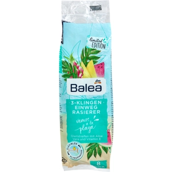 Balea Vamos a la playa Jednorazowa Maszynka do Golenia 3 ostrza 8 szt.