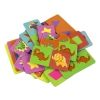 Gra Logiczna Puzzle Dwustronne Domino Dinozaury 10cm x 5cm 28 El.