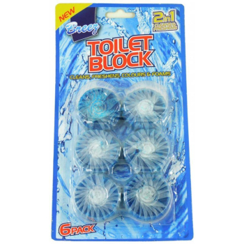Breez Toilet kostka barwiąca 6 x 50g