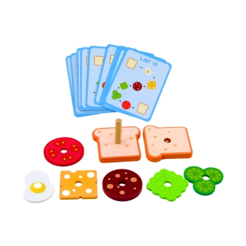 Kanapka Drewniana 8 El Karty Z Przepisami 10 Szt