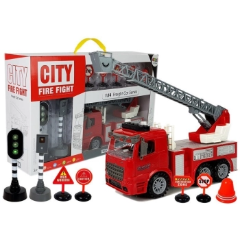 Straż Pożarna Znaki Drogowe Sygnalizacja Świetlna Napęd Frykcyjny Dźwięk Efekty Świetlne