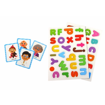 Zestaw Edukacyjnych Puzzli Magnetycznych Z Wielofunkcyjną Tablicą