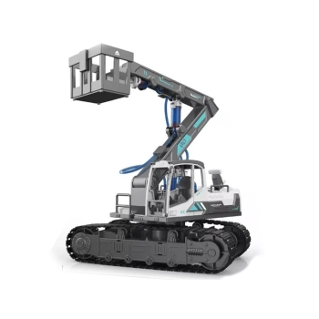 Zestaw 6w1 Maszyny Koparka Gąsiennicowa Hydrauliczna Konstrukcja DIY