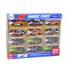 Zestaw Autek Sportowych 1:55 Z Napędem Frykcyjnym 12 Sztuk Kolorowe