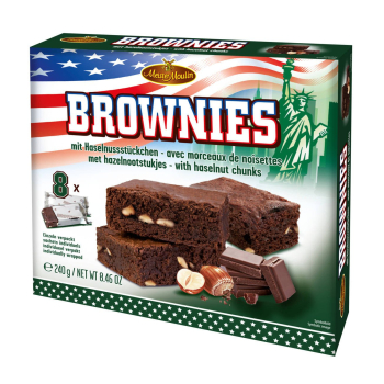Meister Moulin Brownie z Orzechami Laskowymi 240 g
