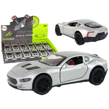 Pojazd Resorak 1:36 Napęd Frykcyjny Światła Dźwięki Srebrny