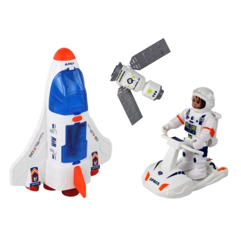 Zestaw Misja Kosmiczna Rakieta Kosmos Statki Space Pojazdy 7 ele