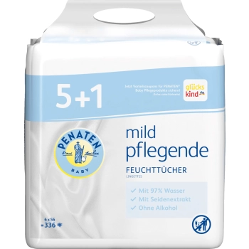 Penaten chusteczki nawilżone z balsamem 336 szt.