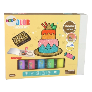 Naklejki Na Okno Meble Słodkości DIY 8 Kolorów Brokat