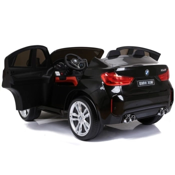 Auto Na Akumulator BMW X6M Czarne Dwuosobowy Fotel