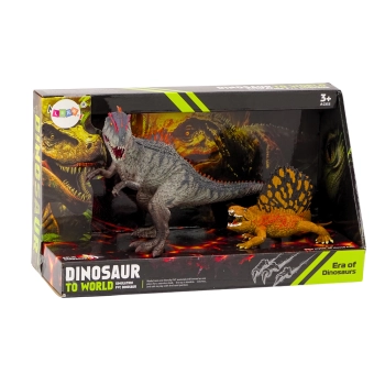 Figurki Dinozaurów Dimetrodon Allozaur Zestaw 2El