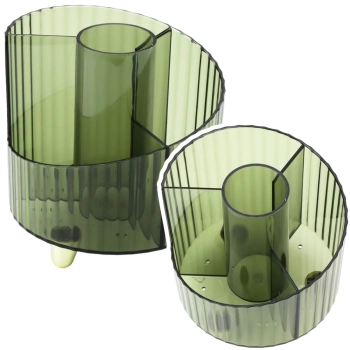 Organizer Na Przybory Szkolne Biurowe Transparentny Zielony