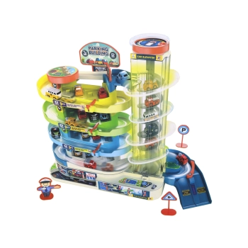 Zestaw Interaktywny Parking Wielopoziomowy Dla Autek Światła Dźwięki